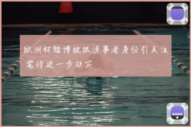 欧洲杯赌博被抓涉事者身份引关注 需待进一步核实