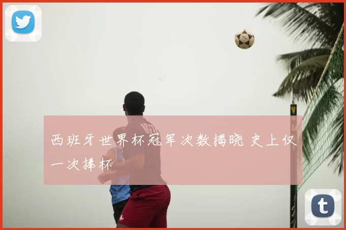 西班牙世界杯冠军次数揭晓 史上仅一次捧杯